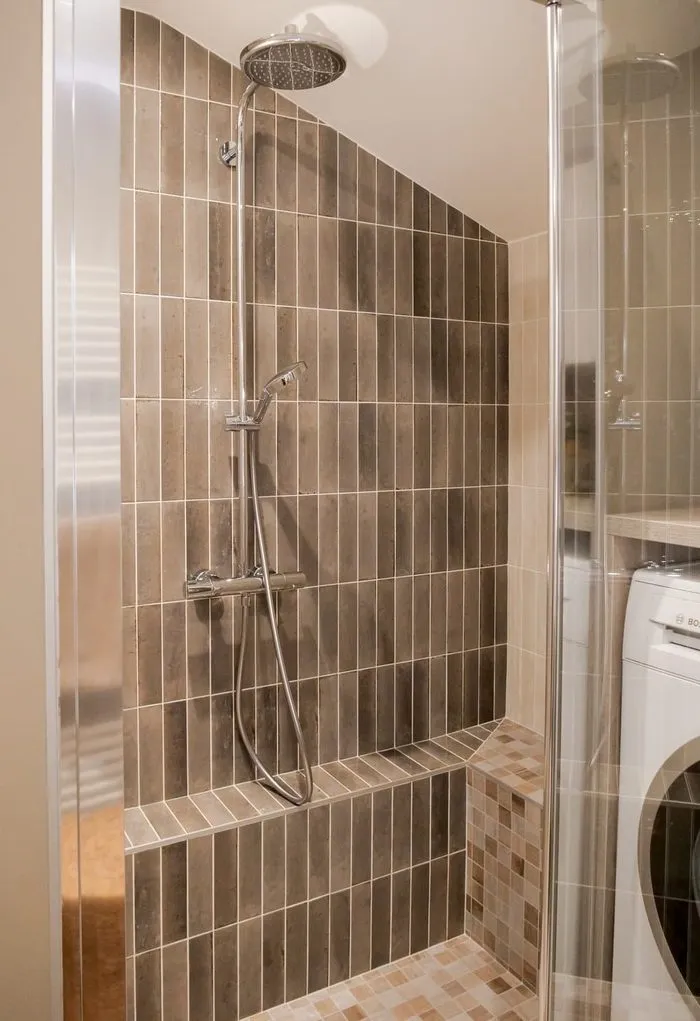 Salle de bain entièrement rénovée dans un appartement chalonnais, Chalon-sur-Saône