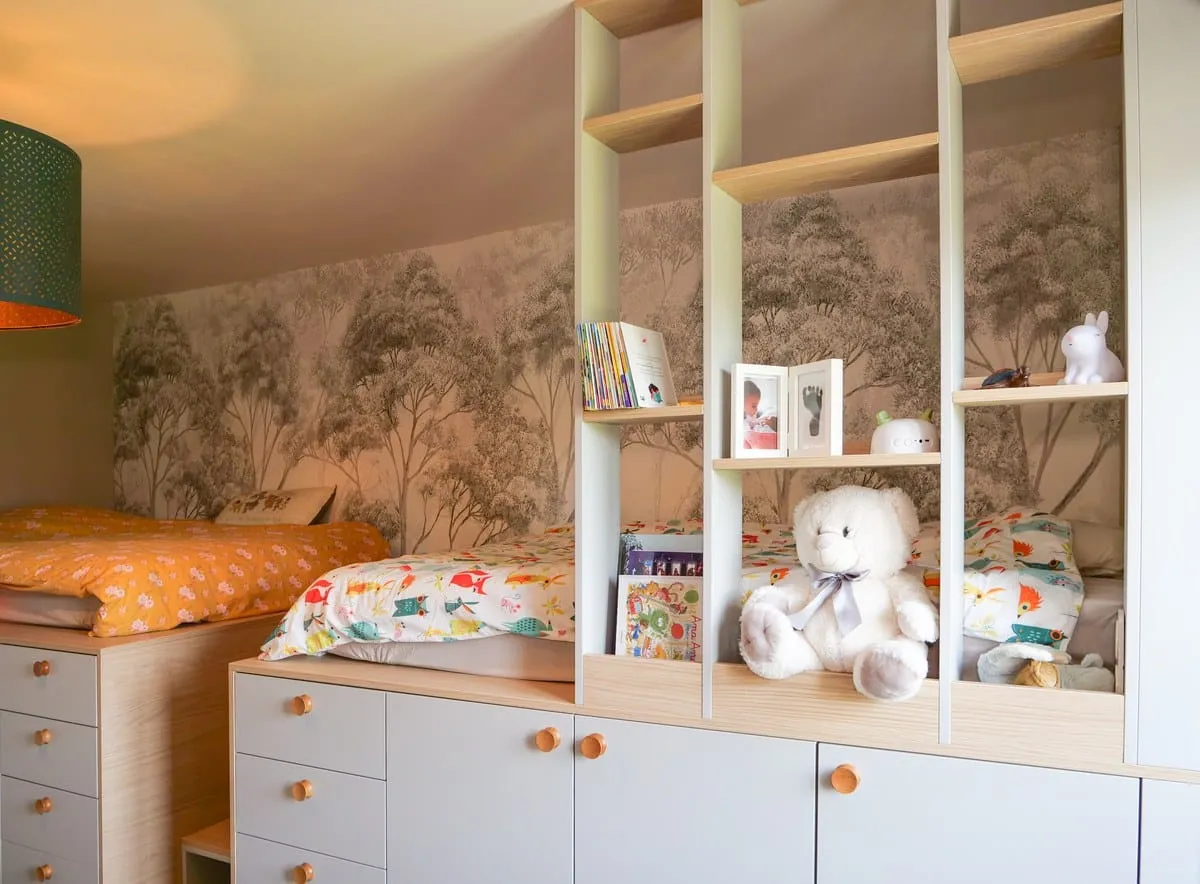 Une chambre d'enfants enchantée dans la métropole lyonnaise