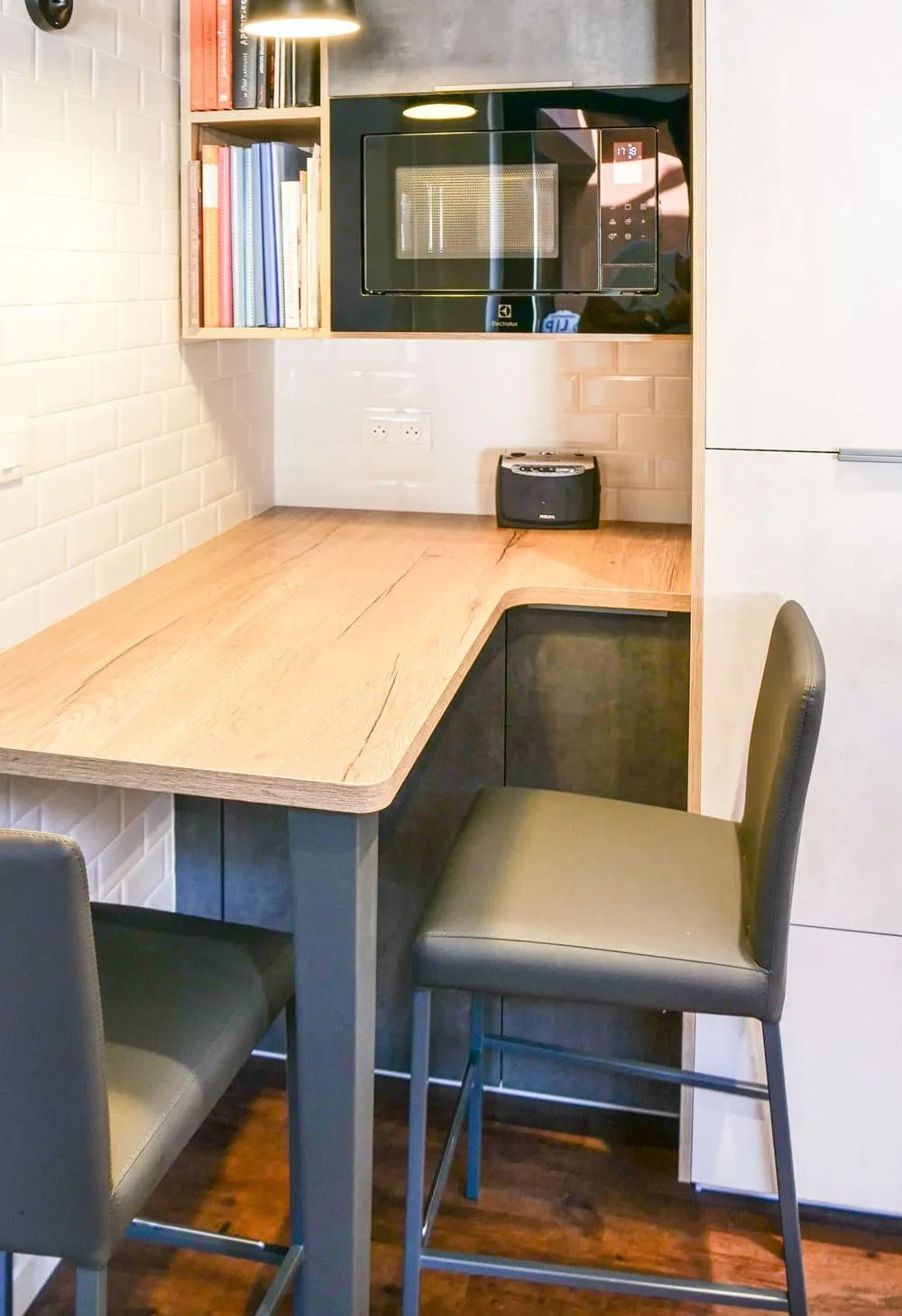 Rénovation complète d'une cuisine au style industriel dans un loft