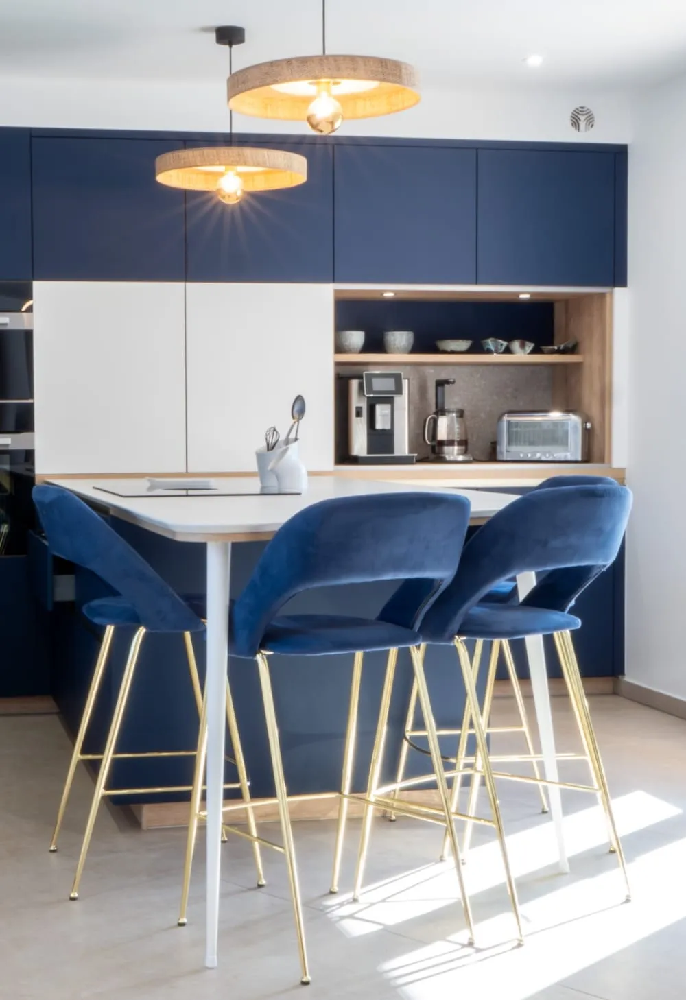 Une cuisine contemporaine dans un esprit \