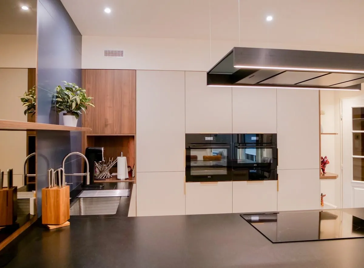 Rénovation d'une cuisine dans une maison familiale de l'Ain
