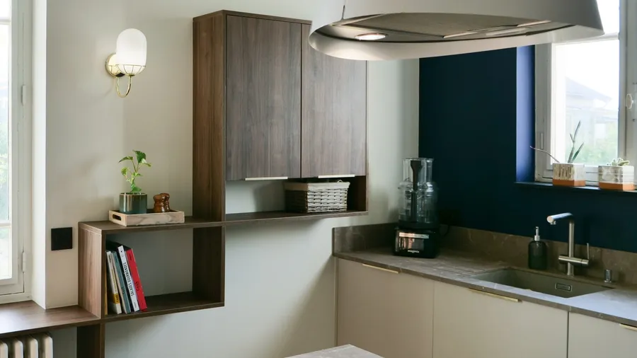 Cuisine moderne dans une maison au style Belle époque