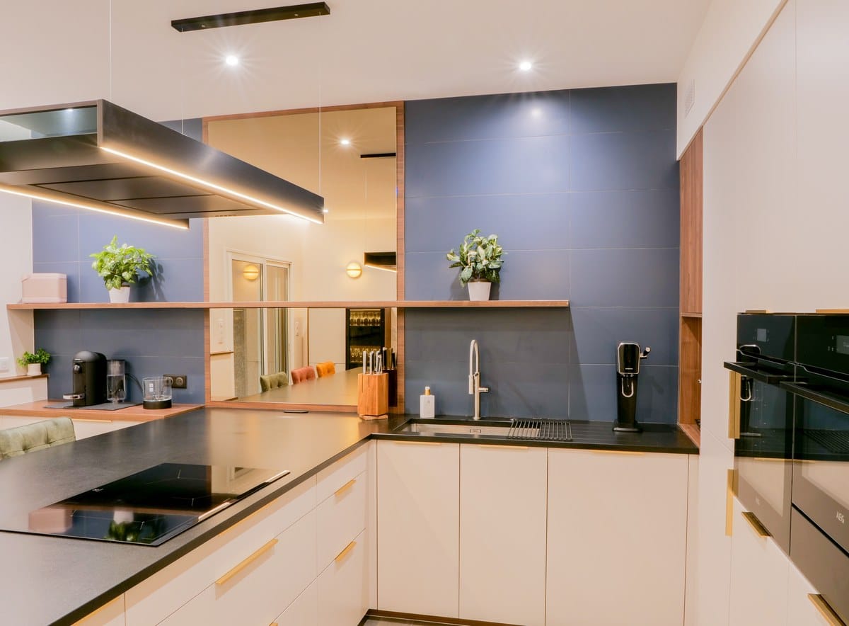 Rénovation d'une cuisine dans une maison familiale de l'Ain