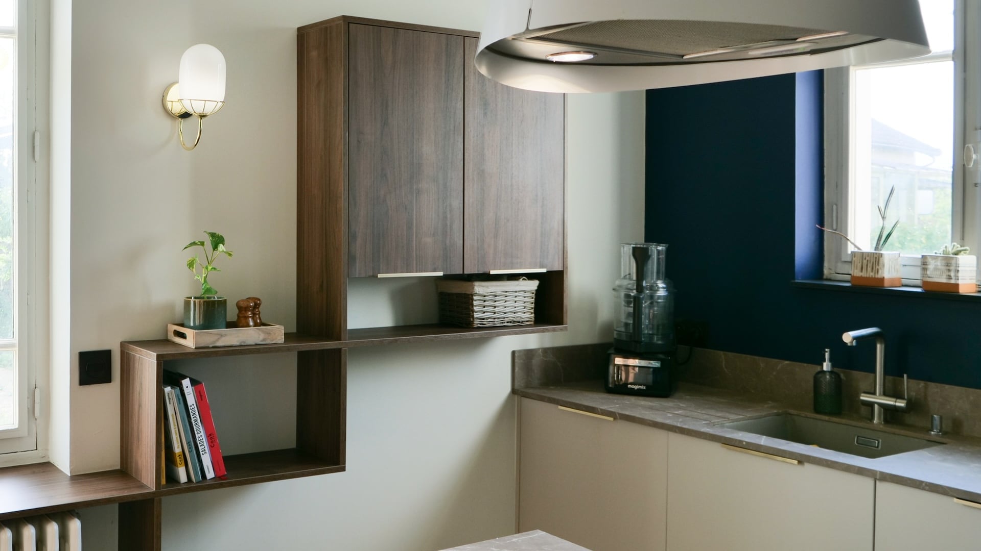 Cuisine moderne dans une maison au style Belle époque